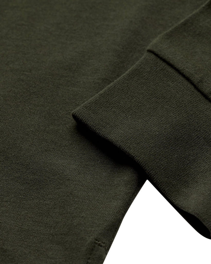 Long Sleeve Polo - Non-Branded-Midnight Olive-Regular-Detail--Zac---L