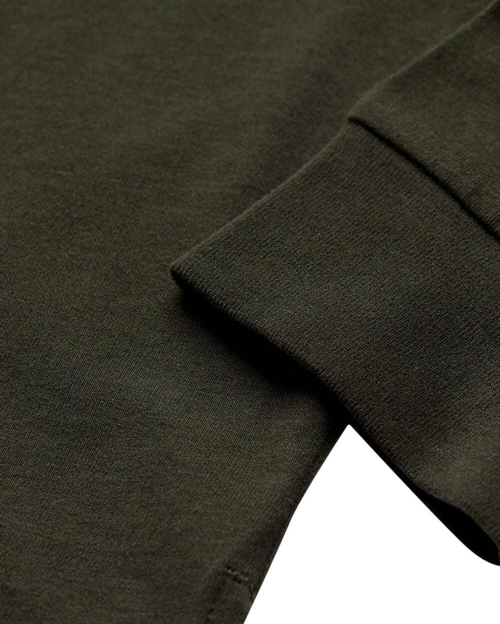 Long Sleeve Polo - Non-Branded-Midnight Olive-Reg-Regular-Detail--Zac---L