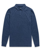Long Sleeve Polo - Non-Branded-Navy-Reg-Regular-Mock--Zac---L