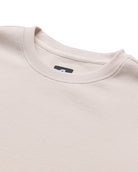 Long Sleeve Waffle Knit Crew - Non-Branded-Beige-Regular-Detail--Model---L