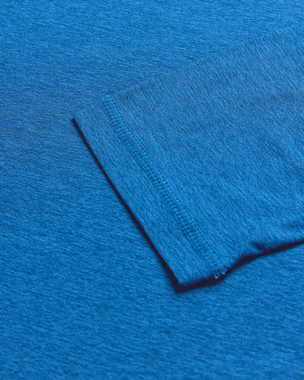 Long Sleeve Active Tee - Non-Branded-Cool Blue-Regular-Detail--Model---L