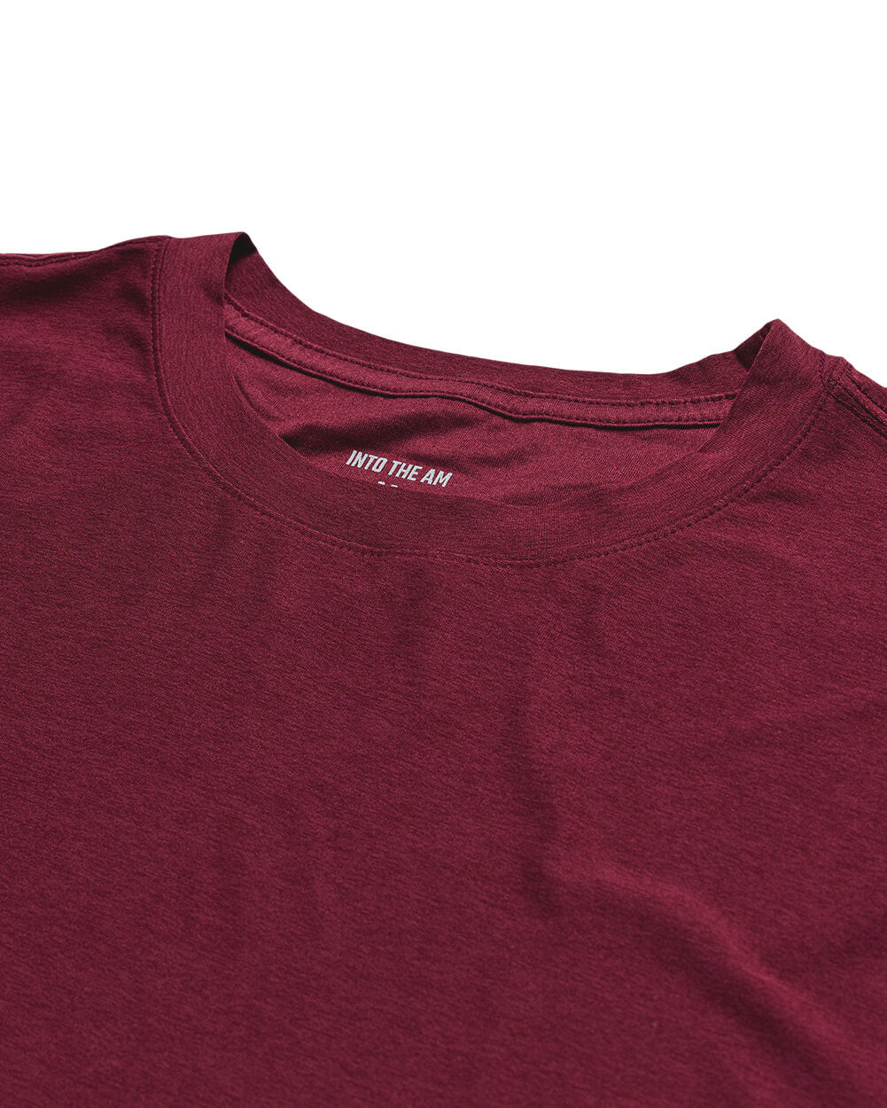 Long Sleeve Active Tee - Non-Branded-Dark Maroon-Regular-Detail--Model---L