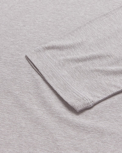 Long Sleeve Active Tee - Non-Branded-Grey-Regular-Detail--Model---L