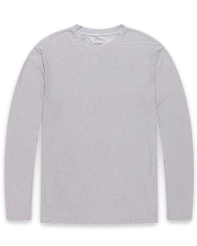 Long Sleeve Active Tee - Non-Branded-Grey-Regular-Mock--Model---L