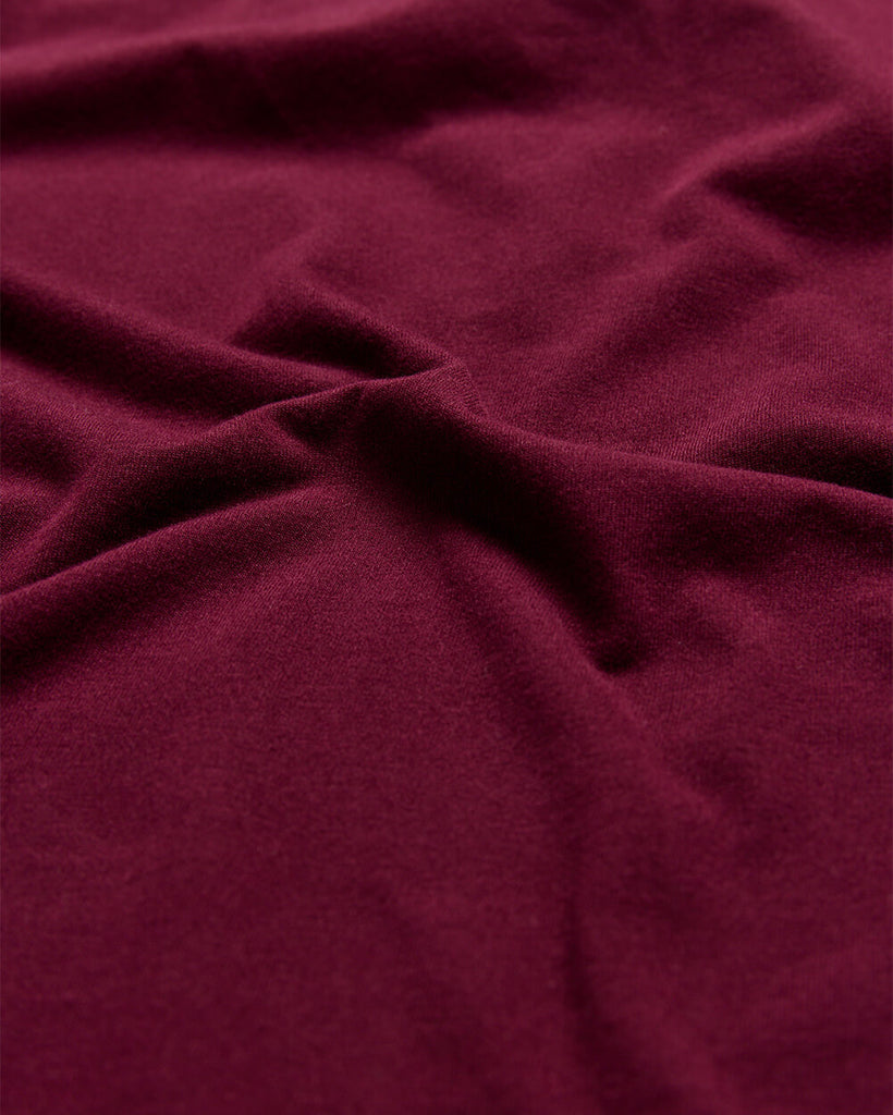 Long Sleeve Tee - Non-Branded-Dark Maroon-Regular-Detail3--Zac---L