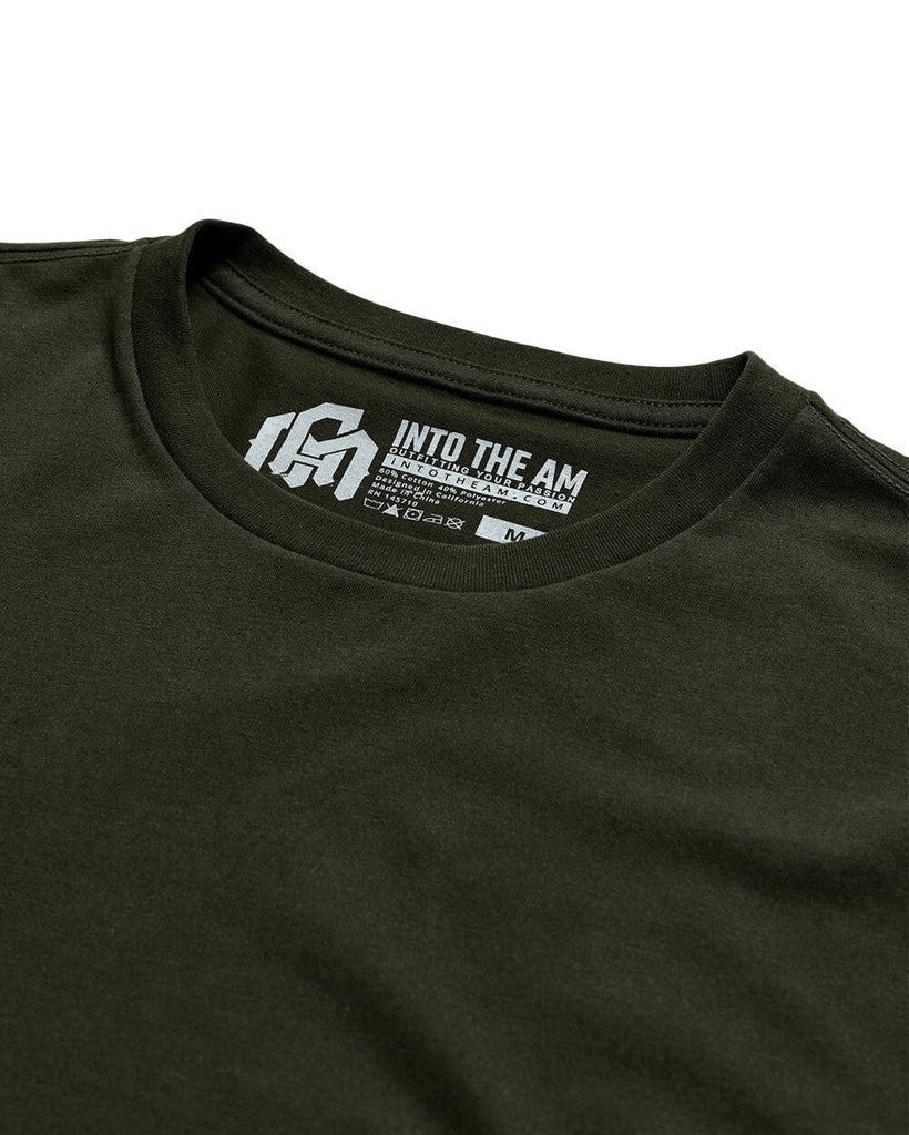 Long Sleeve Tee - Non-Branded-Midnight Olive-Regular-Detail2--Model---L