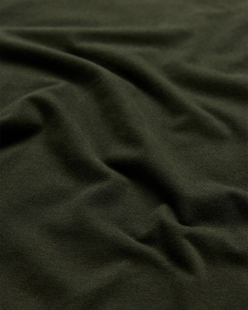 Long Sleeve Tee - Non-Branded-Midnight Olive-Regular-Detail3--Model---L