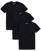 3 Pack Basic Tee - Non-Branded-Black-Regular-Mock--Model---L