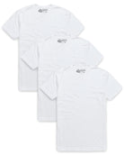 3 Pack Basic Tee - Non-Branded-White-Regular-Mock--Model---L