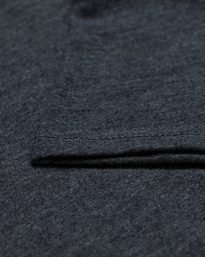 Basic Tee - Logo-Charcoal-Reg-Regular-Detail1--Model---L