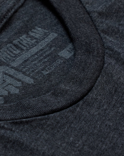Basic Tee - No Logo-Charcoal-Tall-Regular-Detail1--Model---L