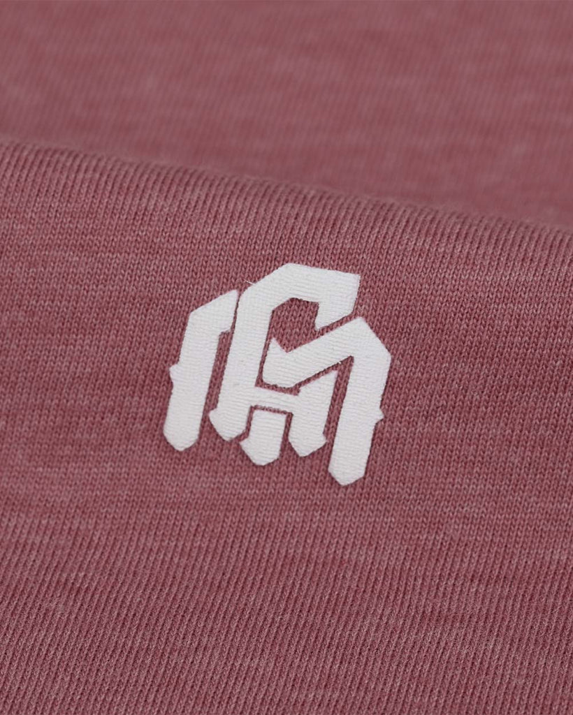 Basic Tee - Branded-Heather Mauve-Regular-Detail--Tom---M