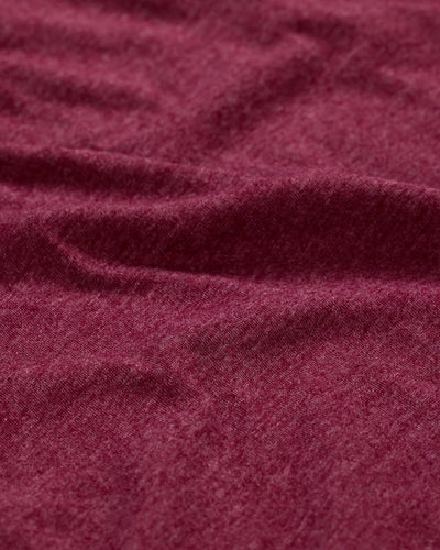 Basic Tee - Non-Branded-Heather Maroon-Detail 2--Nico---L-Regular