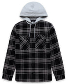 Ridgeview Flannel Jacket-Black Multi Plaid-Regular-Mock--Model---L