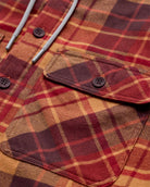 Ridgeview Flannel Jacket-Red Multi Plaid-Regular-Detail--Model---L