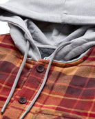 Ridgeview Flannel Jacket-Red Multi Plaid-Regular-Detail--Model---L