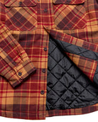 Ridgeview Flannel Jacket-Red Multi Plaid-Regular-Detail--Model---L