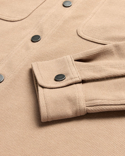 Sierra Shirt Jacket-Beige-Regular-Detail--Zac---L