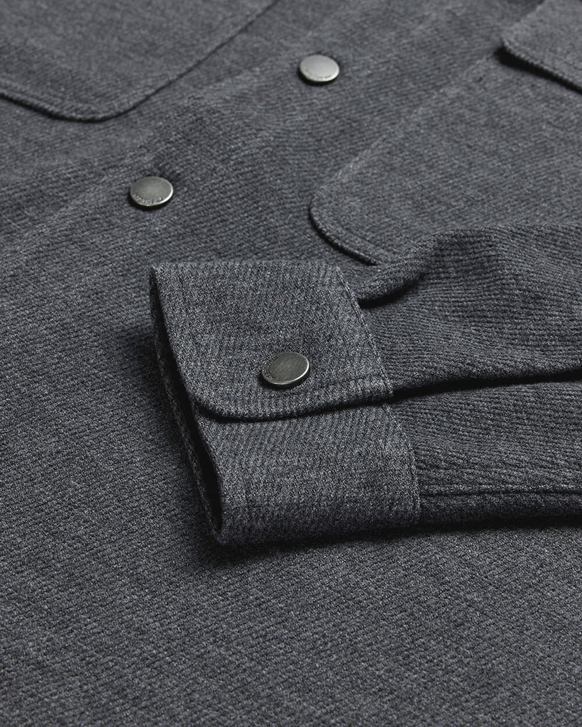 Sierra Shirt Jacket-Charcoal-Regular-Detail--Zac---L