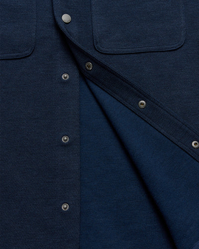 Sierra Shirt Jacket-Navy-Regular-Detail--Model---L