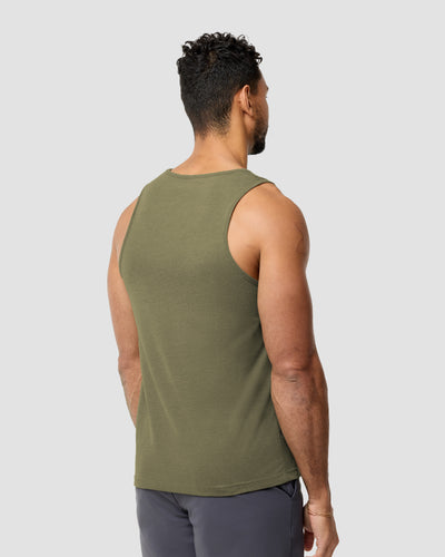 Tank - Non-Branded-Olive Green-Regular-Back--Nico---L