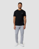 Basic Tee - Branded-Black-Tall-Regular-Full--Model---L