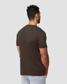 Basic Tee - Branded-Brown-Tall-Regular-Back--Model---L