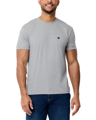 Branded Basic Tee-Grey-Front