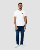 Basic Tee - Branded-White-Tall-Regular-Full--Model---L