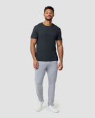 Basic Tee - Non-Branded-Charcoal-Detail--Alex---M-Regular