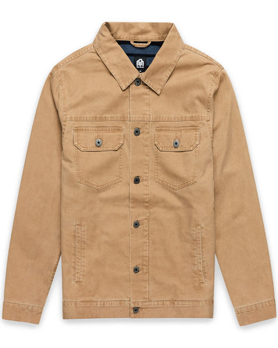 Tradesman Trucker Jacket - Non-Branded-Khaki-Mock--Zac---M