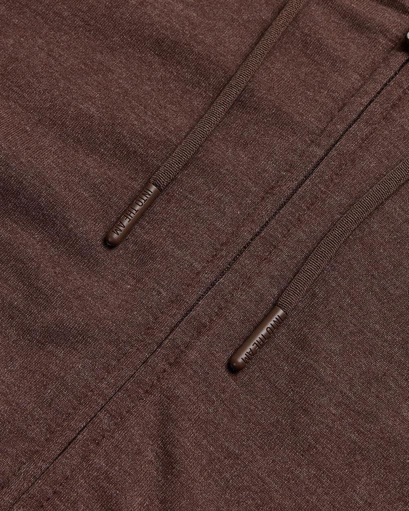 Zip-Up Hoodie - Non-Branded-Brown-Regular-Detail3--Model---L