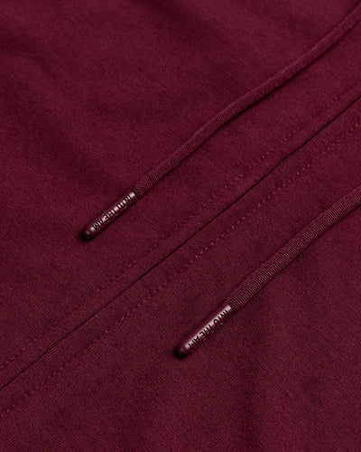 Zip-Up Hoodie - Non-Branded-Dark Maroon-Regular-Detail3--Zac---L