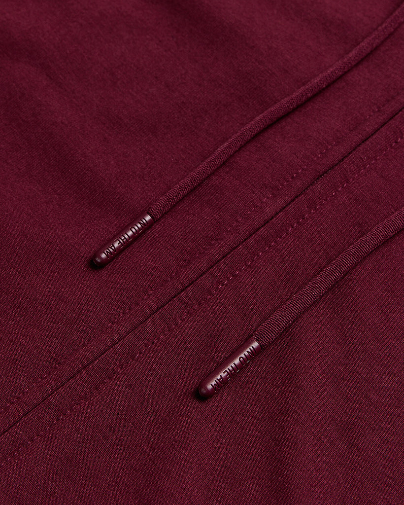 Zip-Up Hoodie - Non-Branded-Dark Maroon-Regular-Detail3--Zac---L