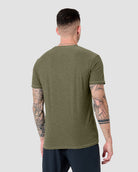 Active Tee-Olive Green-Reg-Regular-Back--Model---L