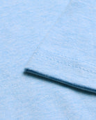 Basic Tee - No Logo-Heather Columbia Blue-Reg-Regular-Detail--Model---L