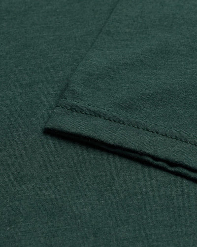 Basic Tee - Logo-Forest Green-Reg-Regular-Detail1--Model---L