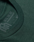 Basic Tee - Branded-Forest Green-Reg-Regular-Detail--Model---L