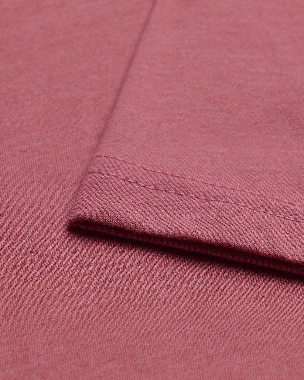 Basic Tee - No Logo-Heather Mauve-Reg-Regular-Detail2--Model---L