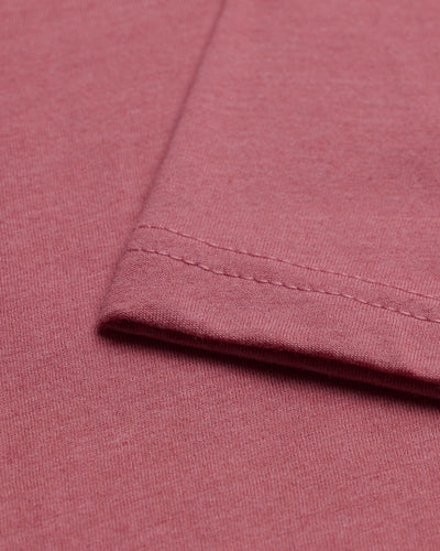 Basic Tee - No Logo-Heather Mauve-Reg-Regular-Detail2--Model---L