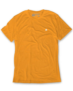 Basic Tee - Branded-Orange-Mock--Alex---M