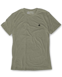 Basic Tee - Branded-Warm Grey-Mock--Alex---M