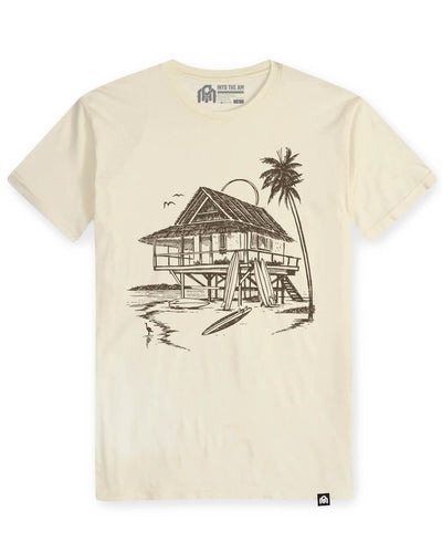 Beach Bungalow II Vintage Tee-Vintage Natural-Front