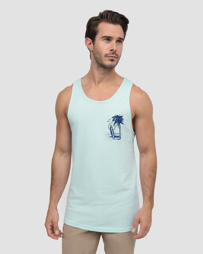 Beach Bungalow Tank-Light Blue-Regular-Front--Model---L