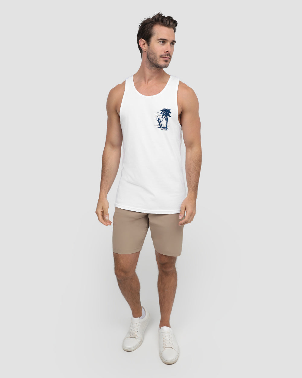Beach Bungalow Tank-White-Regular-Full--Model---L