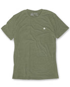 Basic Tee - Branded-Light Olive-Regular-Mock--Model---L