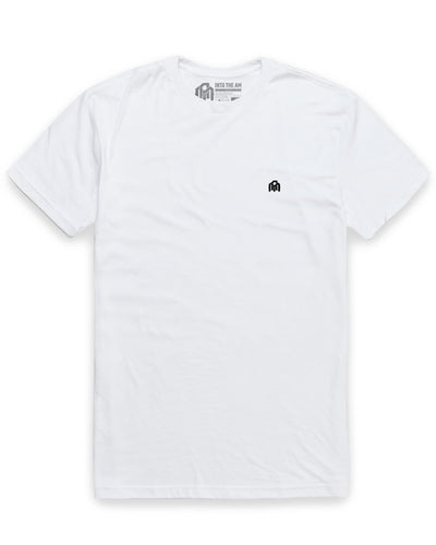 Basic Tee - Branded-White-Mock--Model---M-Regular