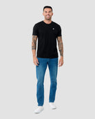 Basic Tee - Branded-Black-Tall-Regular-Full--Model---L