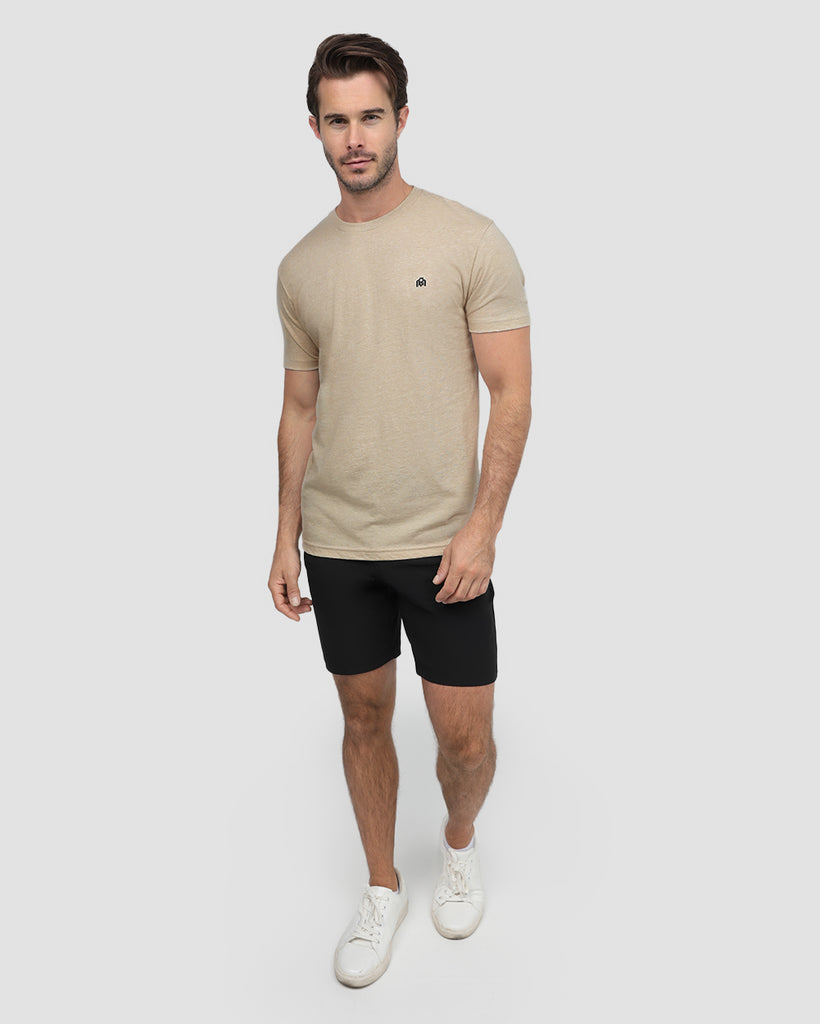 Basic Tee - Branded-Cream-Regular-Back--Tom---M