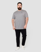 Basic Tee - Branded-Grey-Tall-Regular-Full--Model---L